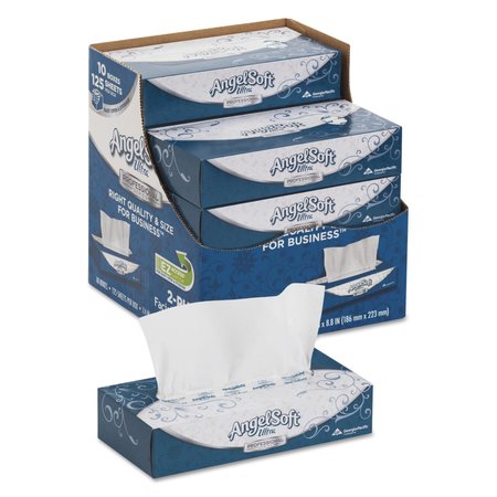 ANGEL SOFT Ultra 2 Ply Facial Tissue, 125 Sheets 4836014